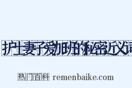 护士妻子爱加班的秘密近义词是什么意思的图片